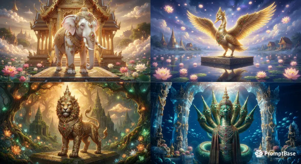 Thai Mythic Guardian Mounts