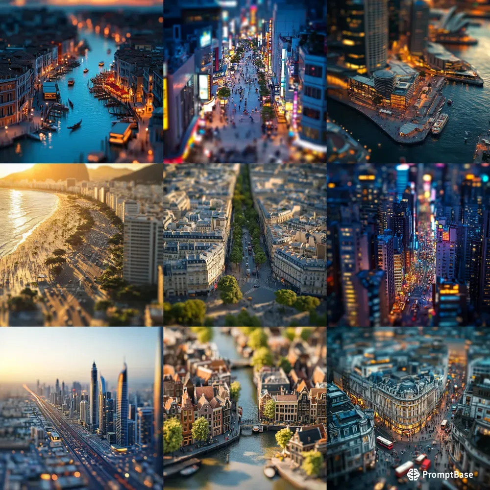 Miniature Streets Of Real Cities