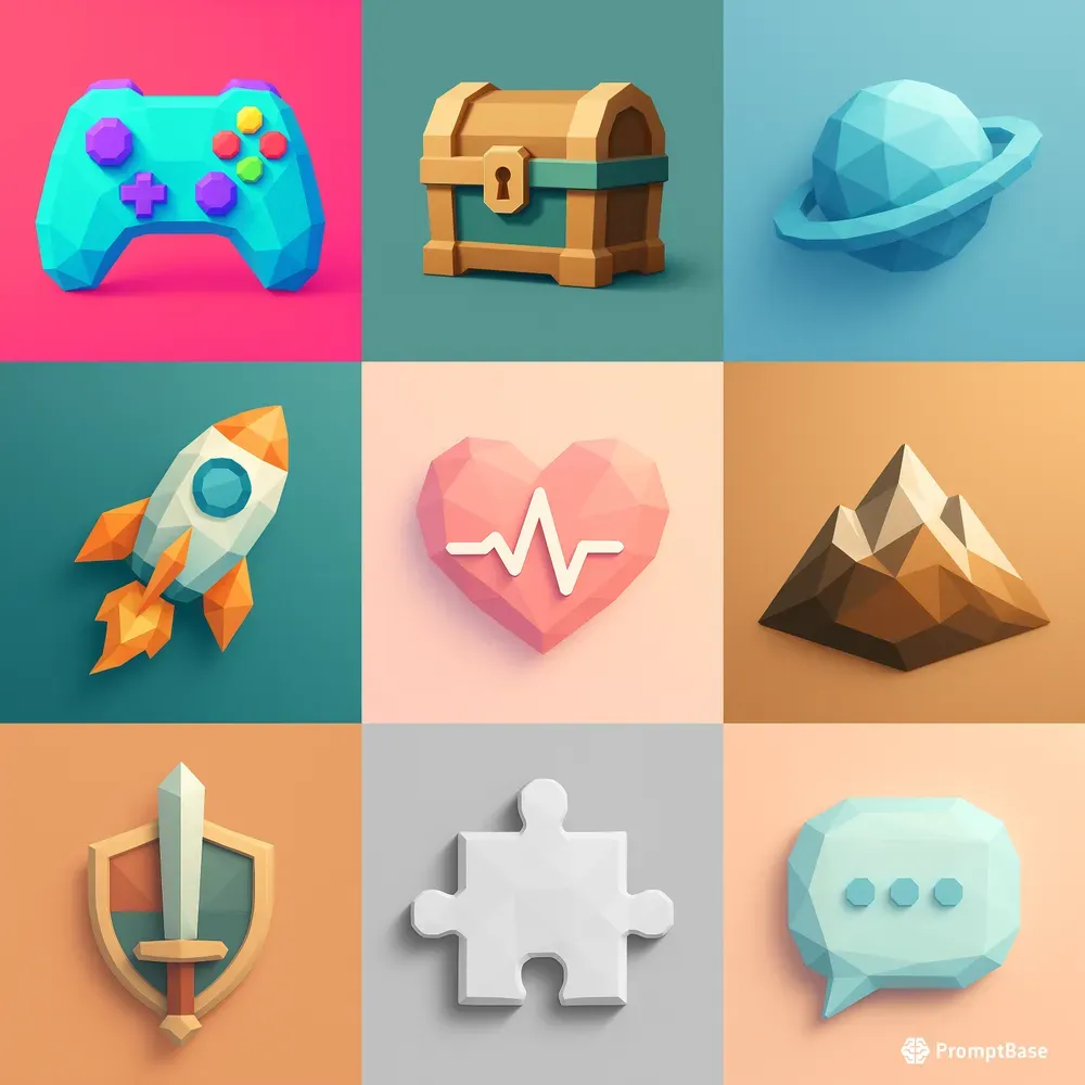 Low Poly Icon Forge