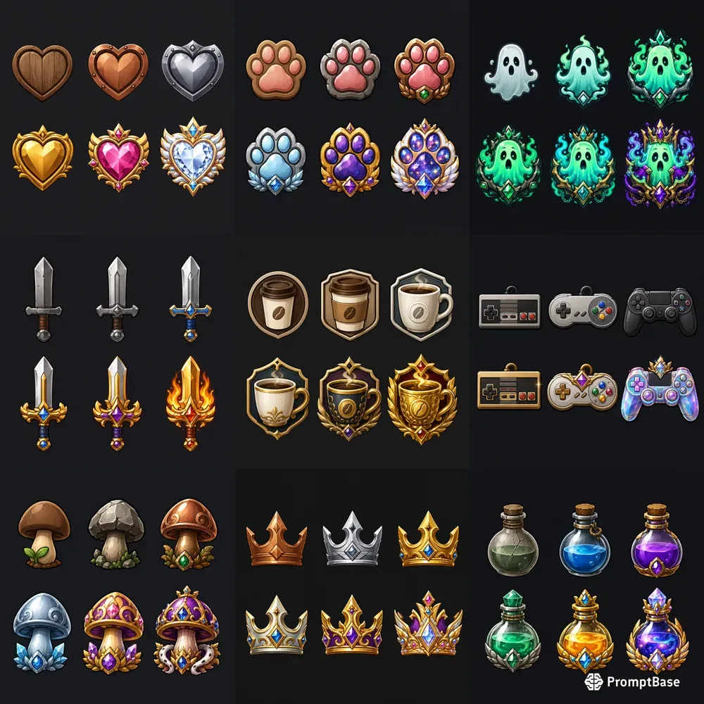 Twitch Sub Badge Icon Sets
