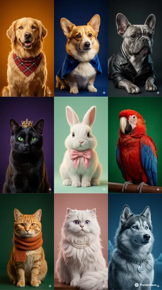 3D Cinematic Pet Portrait Creators