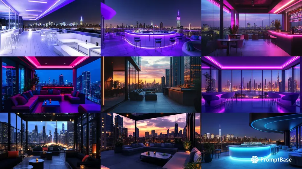 Roof Top Bar Interior Designs