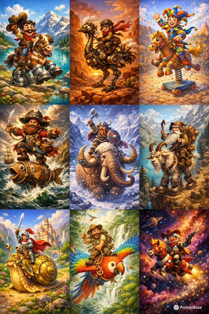 Whimsical Rider Storybooks