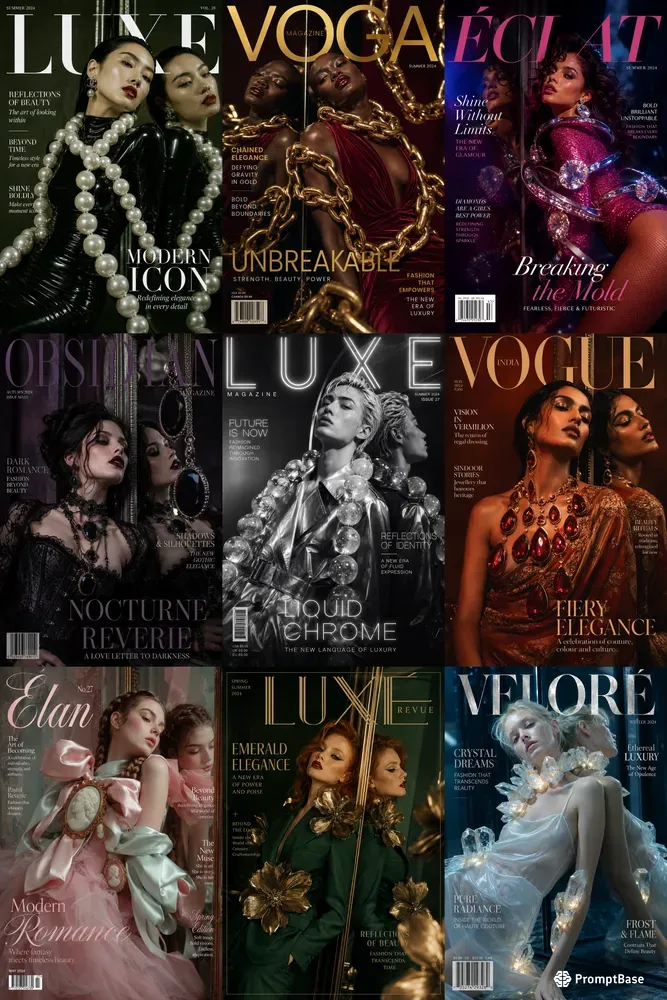 Surreal High Fashion Magazine Covers