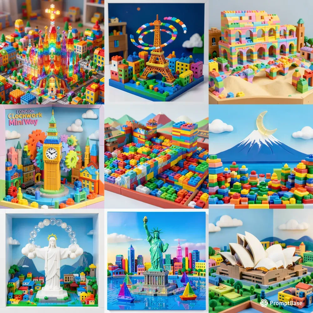 Toybox City Landmarks