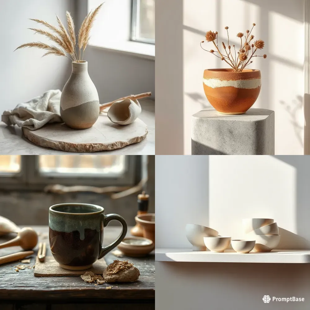 Product Mockup Ceramic Artisan Crafts