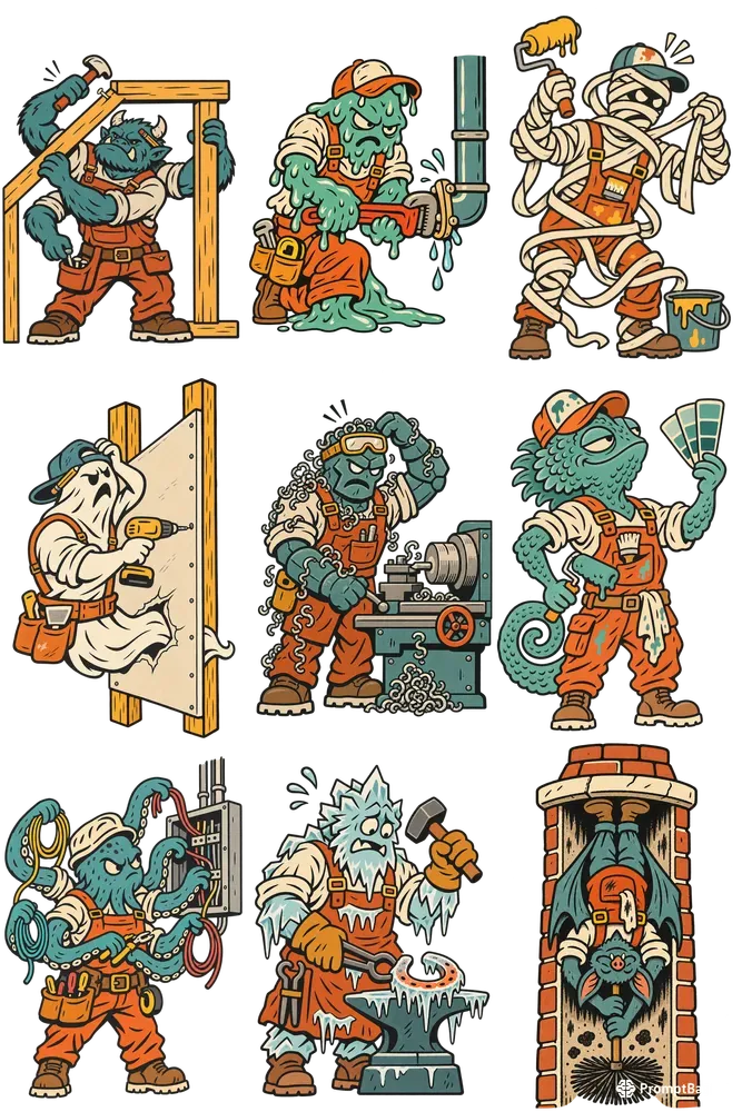 Monster Job Site Graphics