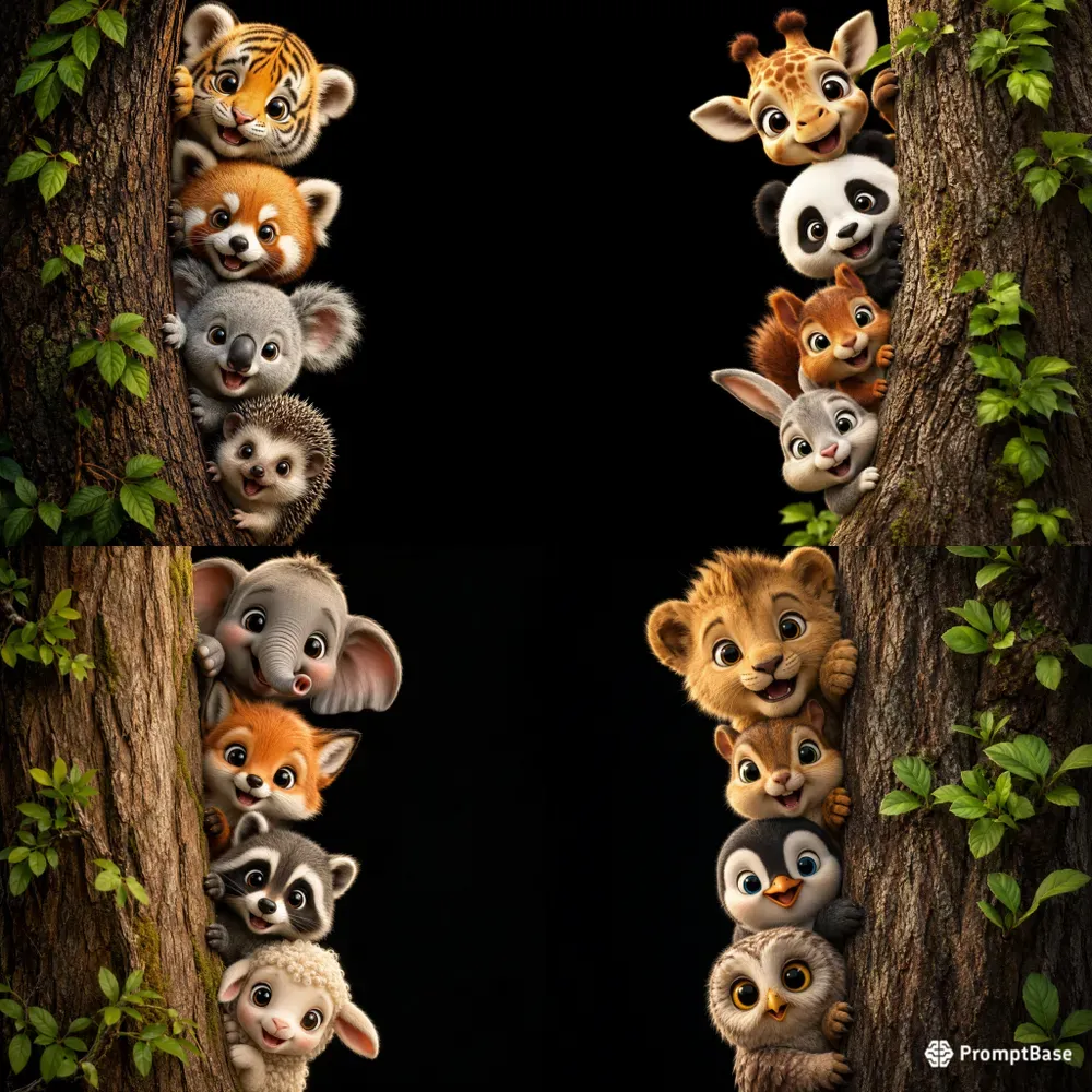 Peekaboo Forest Friends