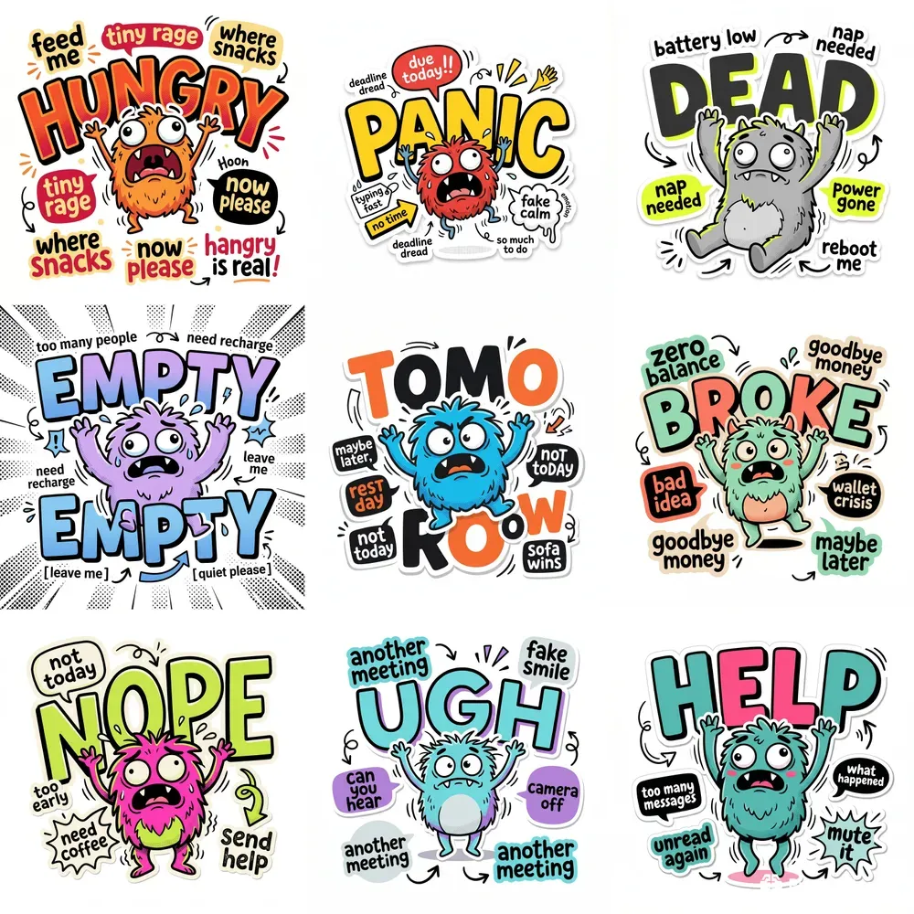 Viral Monster Quote Art