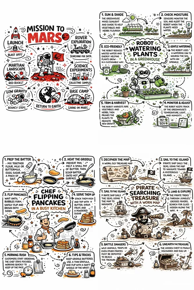 Sketchnote Infographic Style