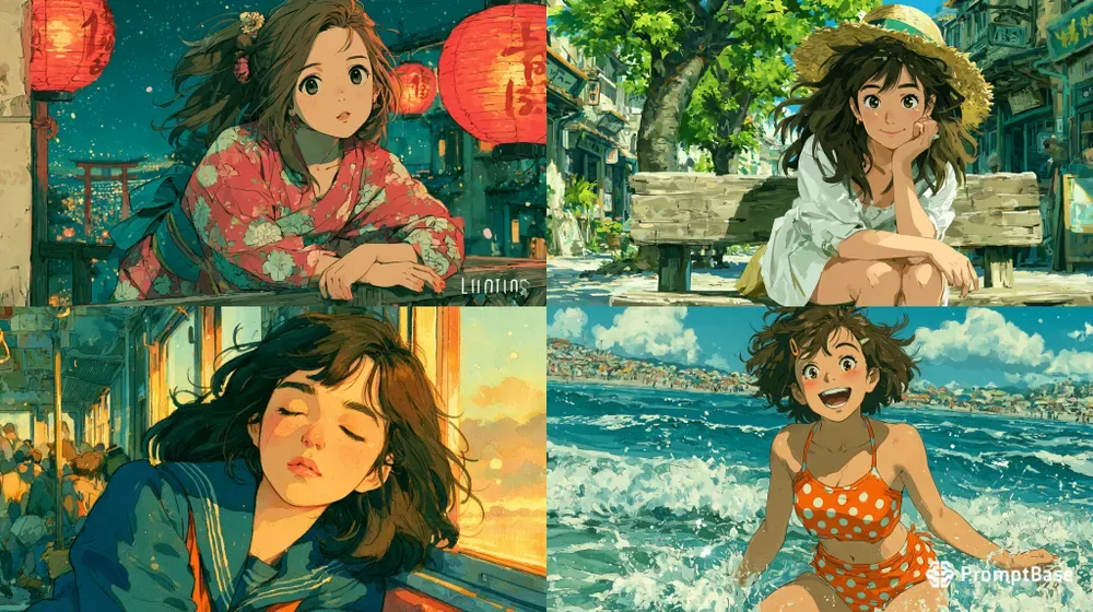 Dreamy Studio Ghibli Japanese Girls