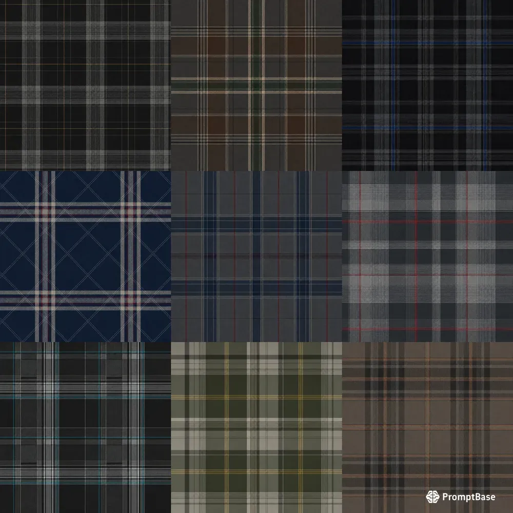 Executive Plaid Pattern Suites