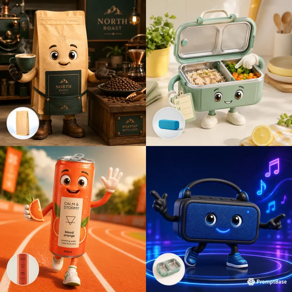 Productto3D Brand Mascots