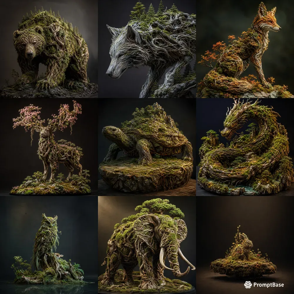 Nature Spirits Sculpted