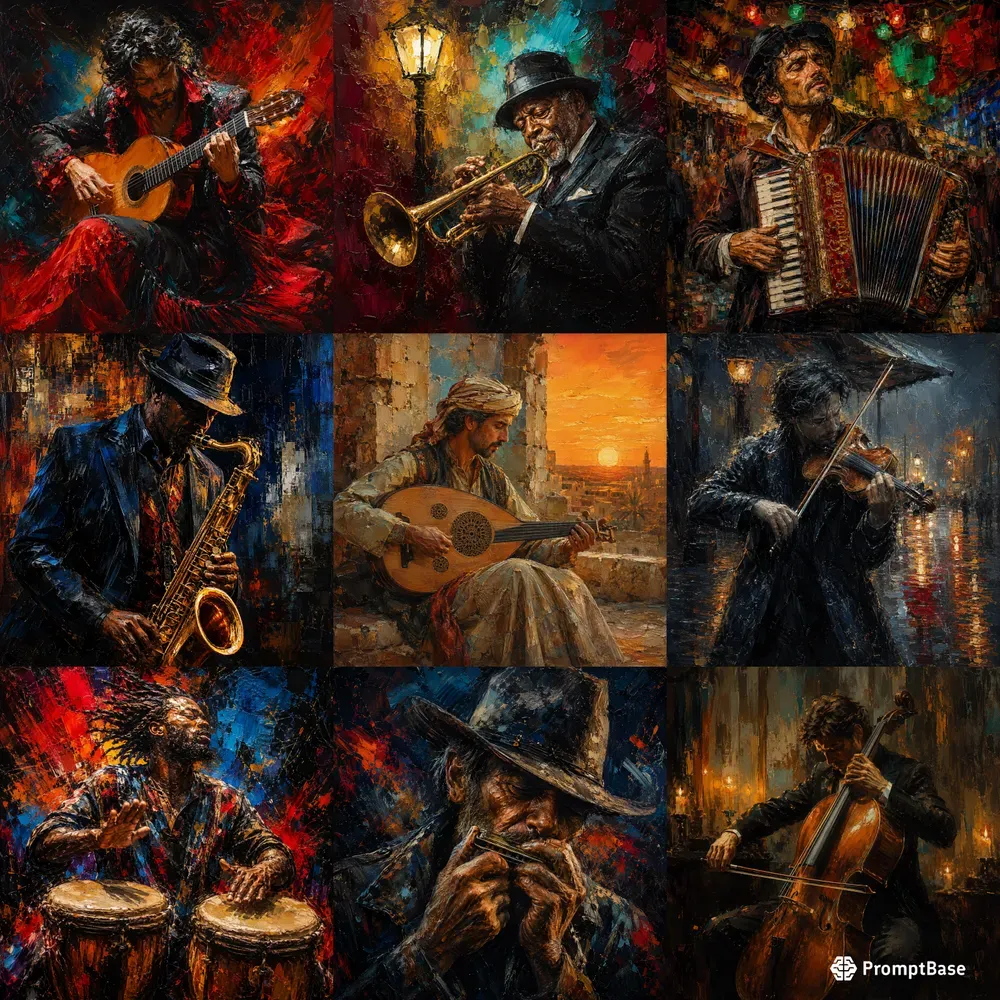 Painted Music Expressive Souls