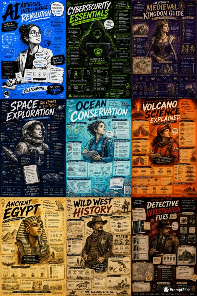 Editorial Infographic Character Series