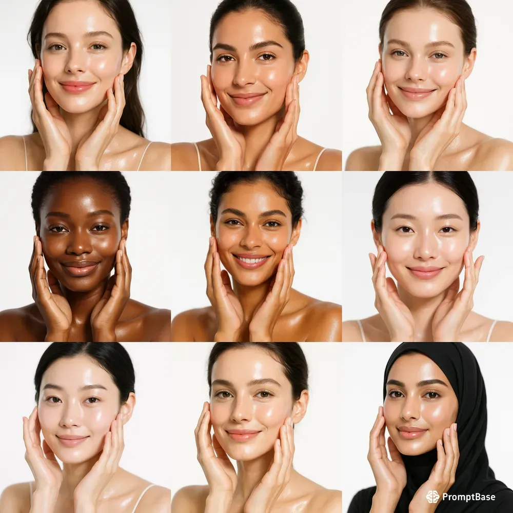 Country Glassskin Beauty Portrait Ads