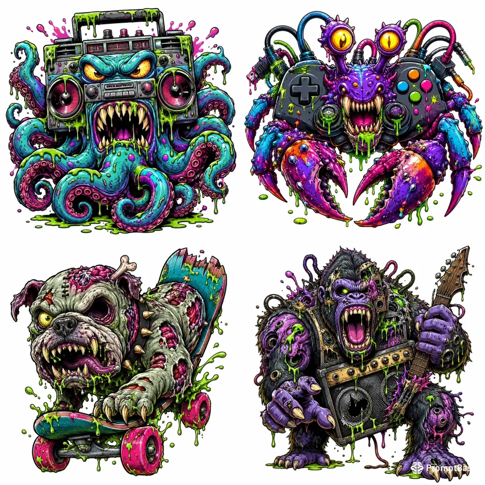 Monster Fusion Logos