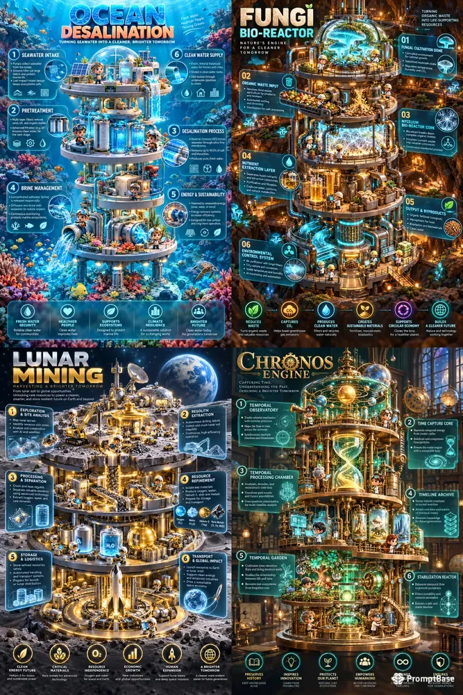 Isometric Layered System Infographics