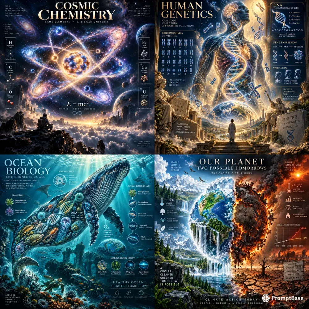 Surreal Science Art Posters