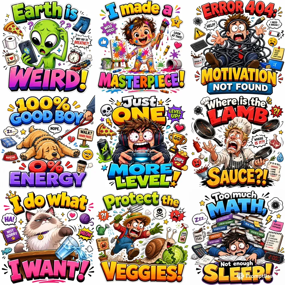 Comic Sticker Generator