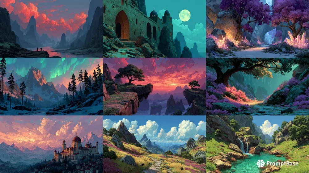 Fantasy Landscape Concepts