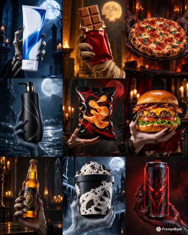 Halloween Monster Hands Product Ads