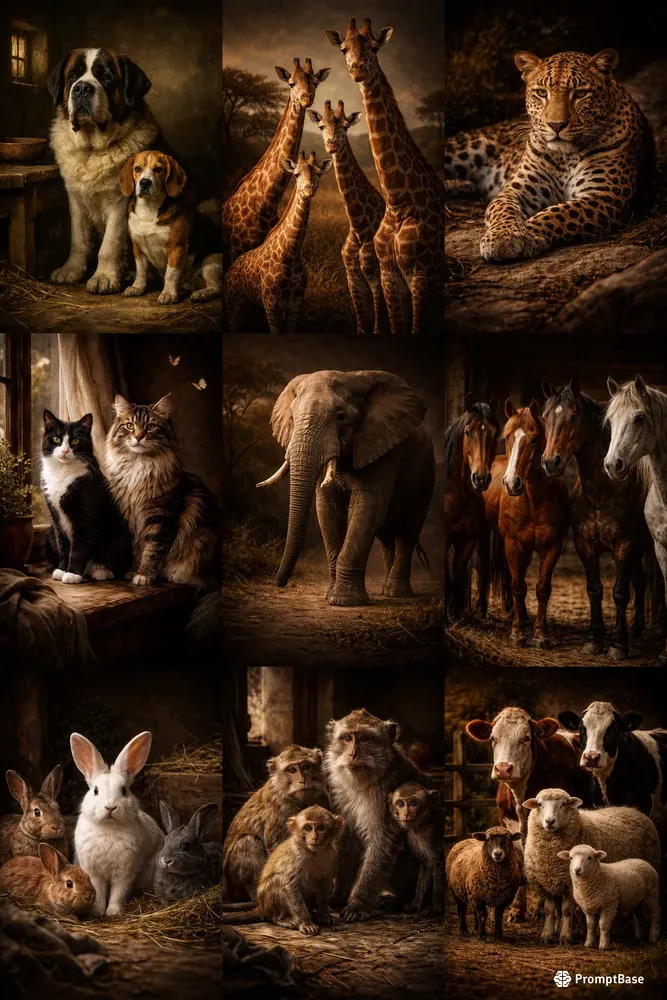 Rembrandt Animal Portraits
