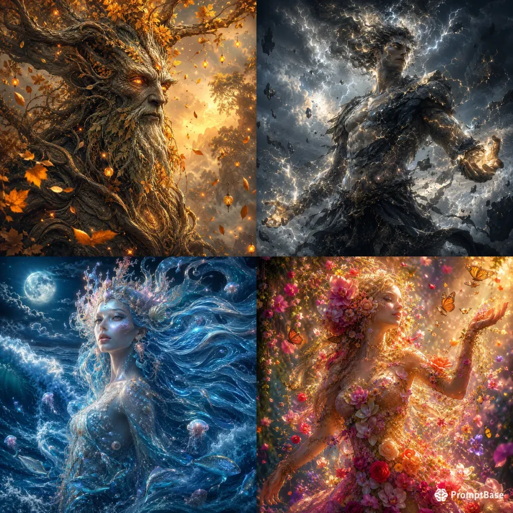 Ethereal Nature Element Avatars