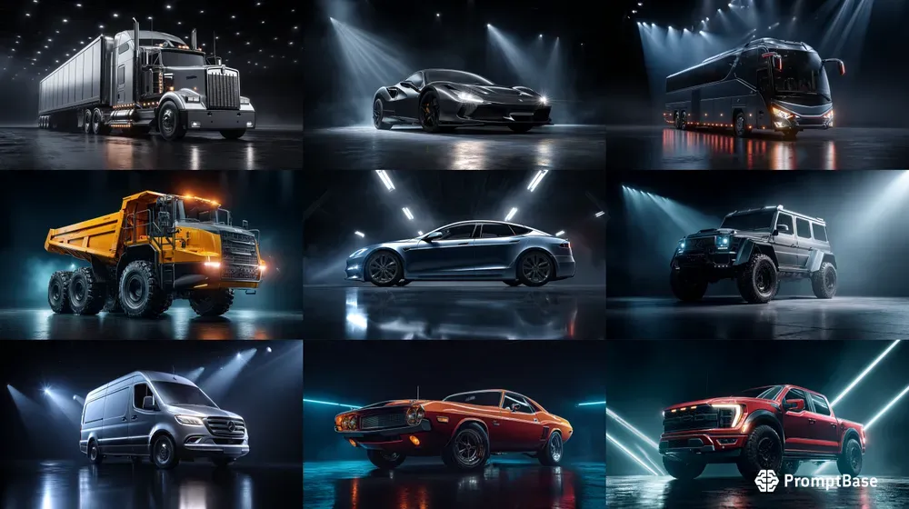 Vehicle Showcase Generator Cars Trucks