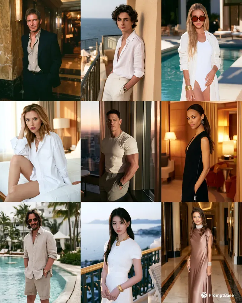 Your Photos As Luxury Celebrity Portraits