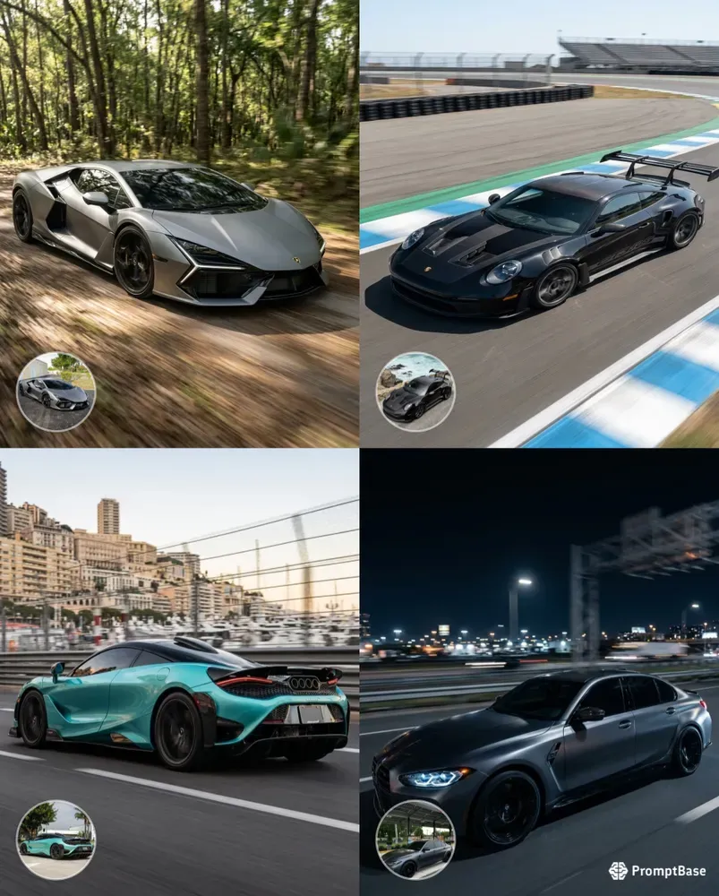 Custom Car Backgrounds With Panning Shots