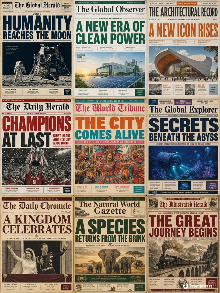 Visual Newspaper Front Page Makers