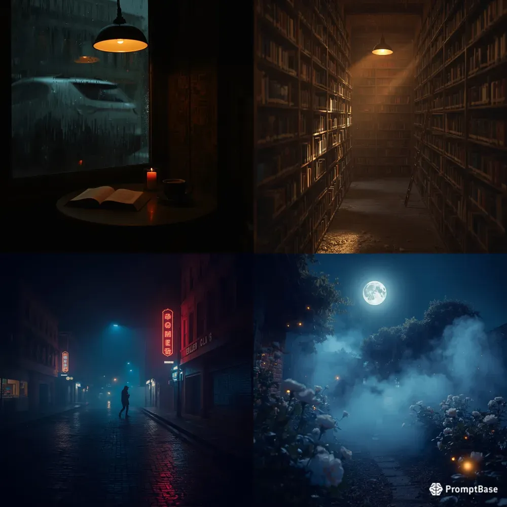 Midnight Aesthetic Photography