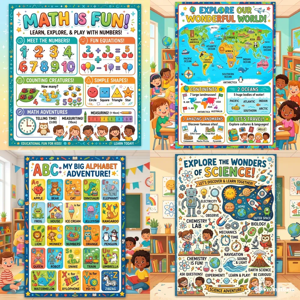 Fun Learning Poster Creators
