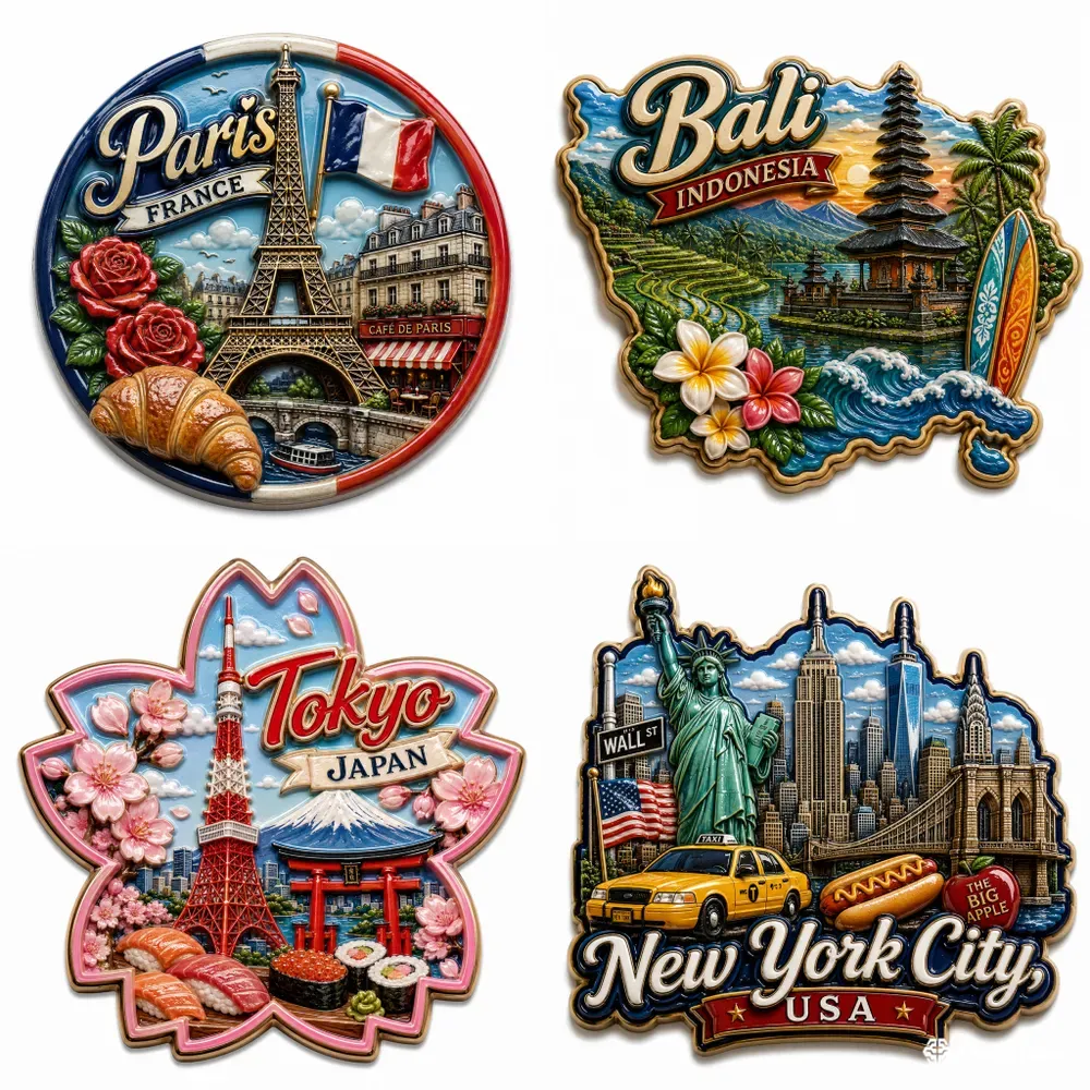 Tourist Fridge Magnet Souvenirs