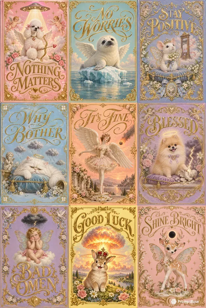 Vintage Ironic Storybook Covers