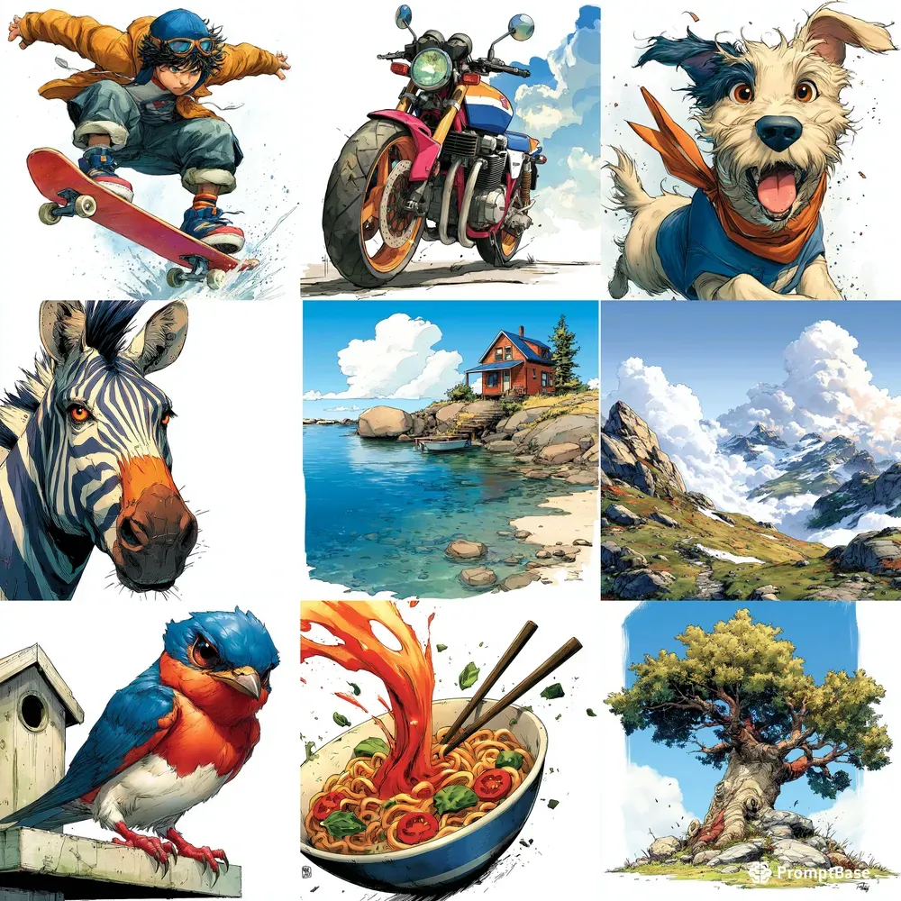 Anime Manga Comics Ink Cel Shaded