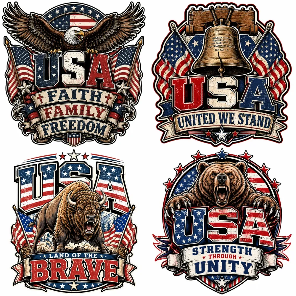 Patriotic Sticker Design Generator
