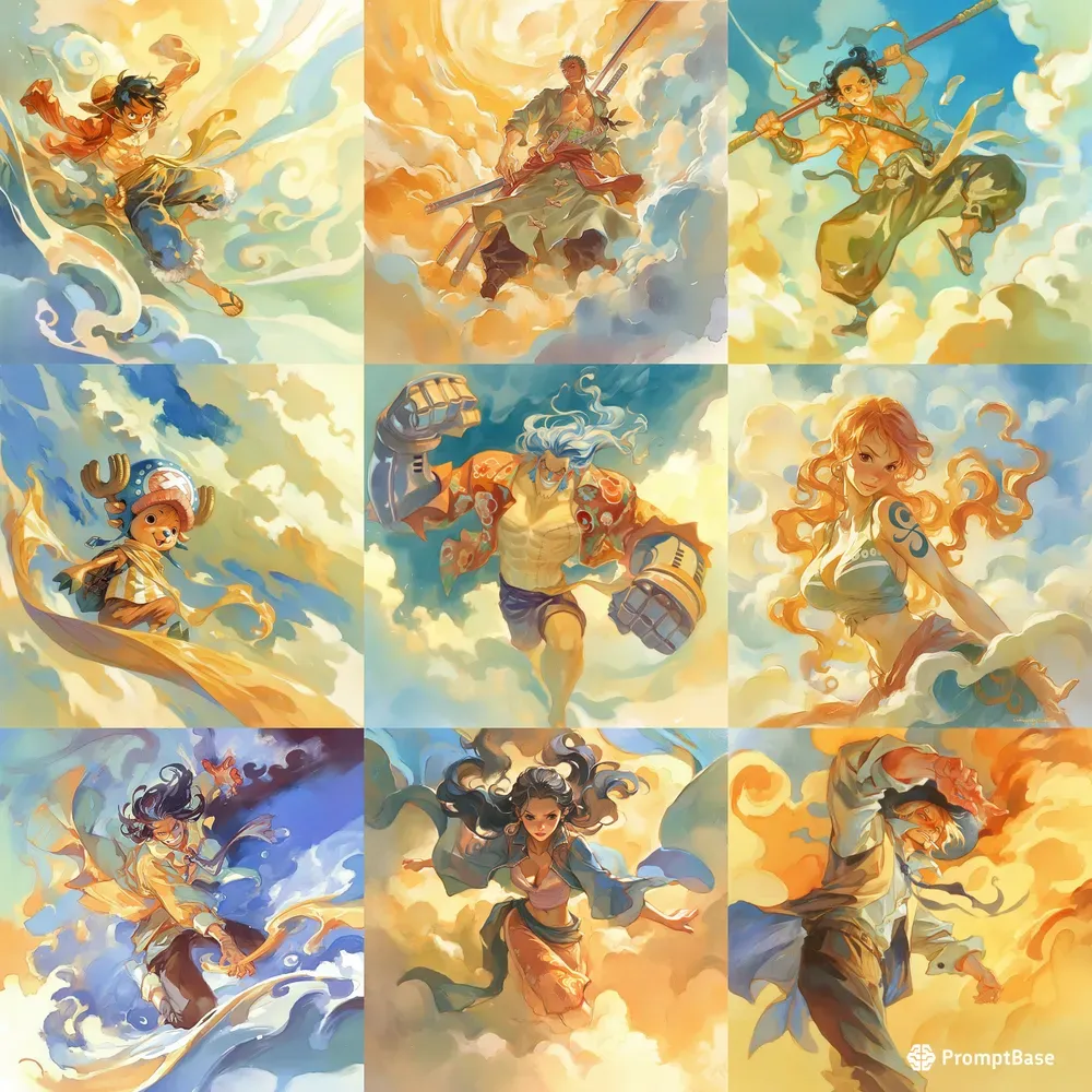 One Piece Heroic Art Designs