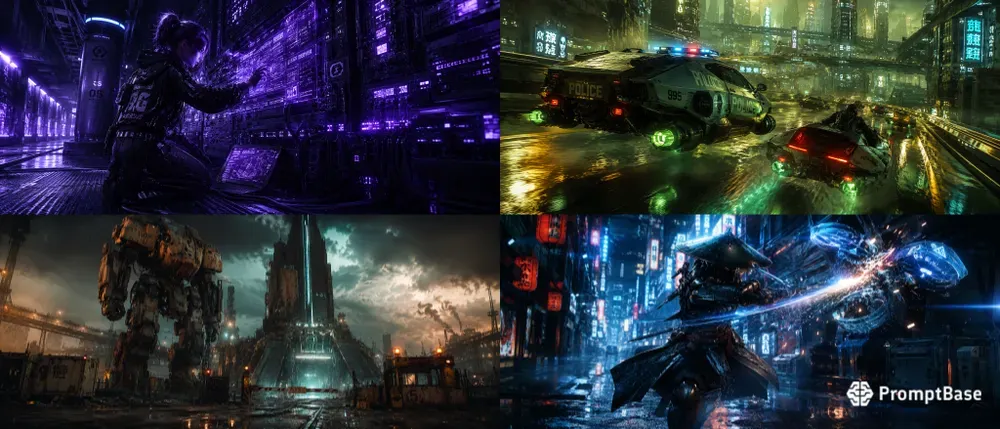 Cyberpunk Scifi Concept Art Kits