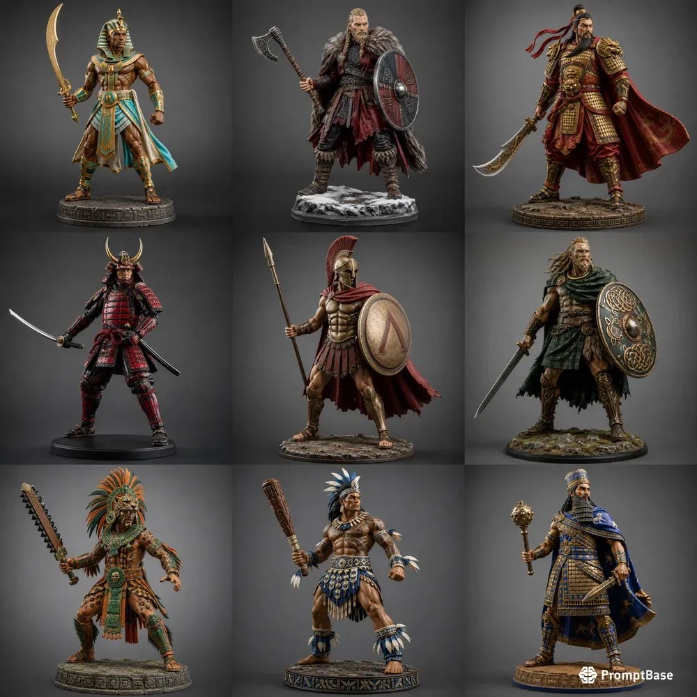 Historical Warrior Toy Figure Gens