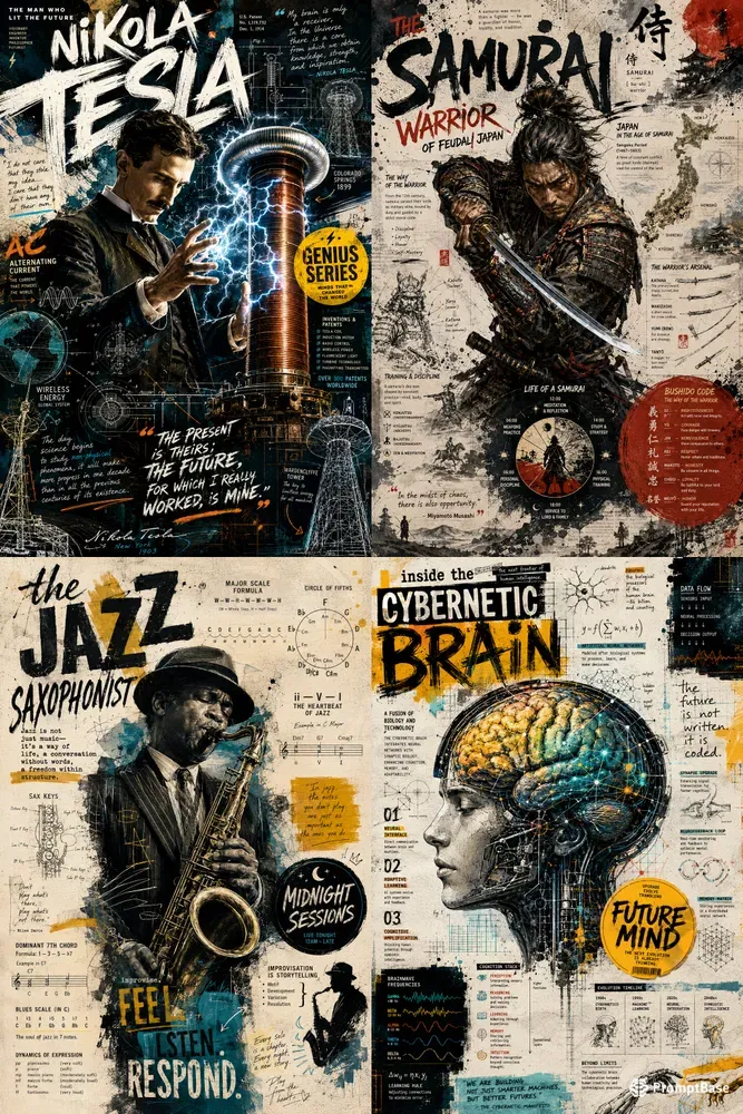 Editorial Infographic Poster Templates
