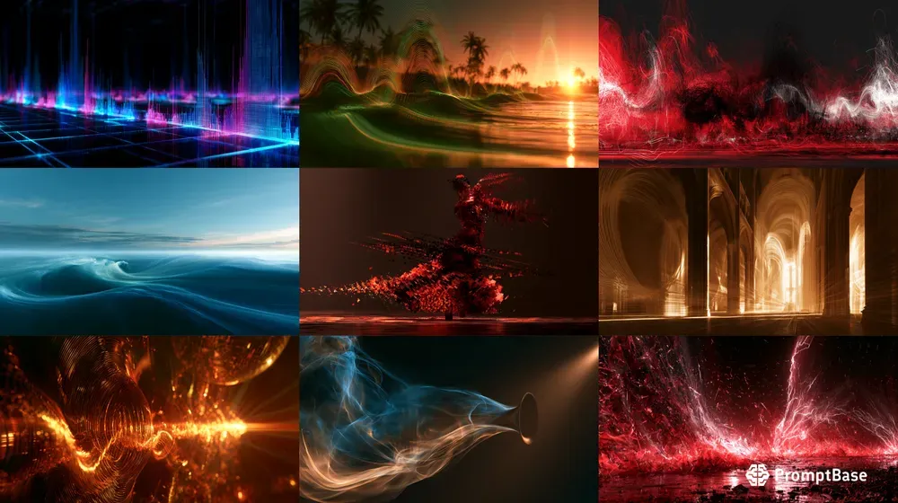 Music Visualization Art Generator