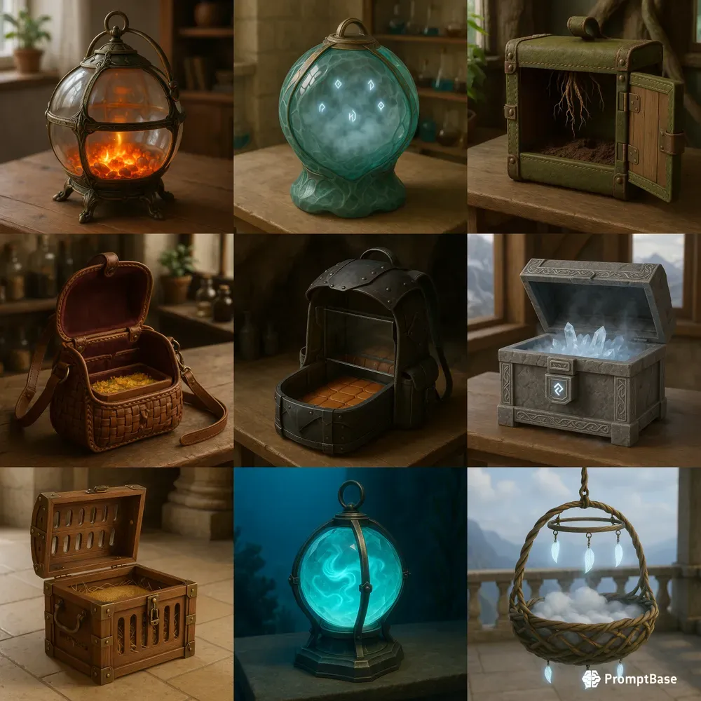 Fantasy Pet Carrier Designs