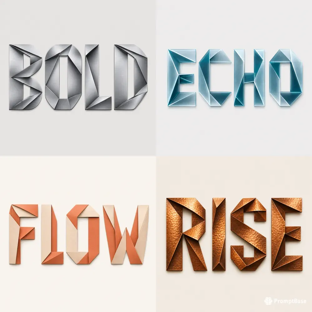 Spectral Fold Typography Style
