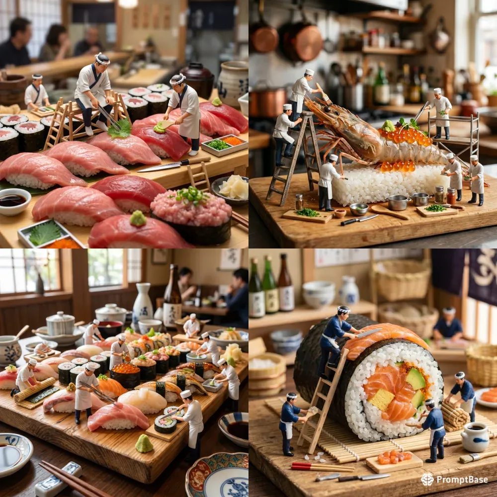 Tiny Sushi Chefs Macros