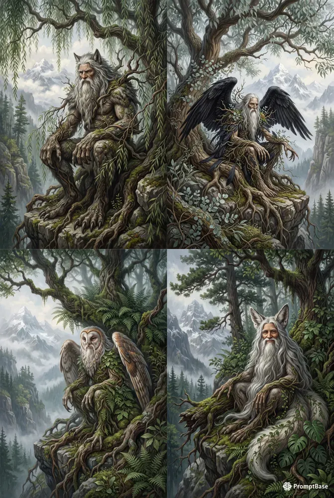 Mystical Ancient Forest Guardians