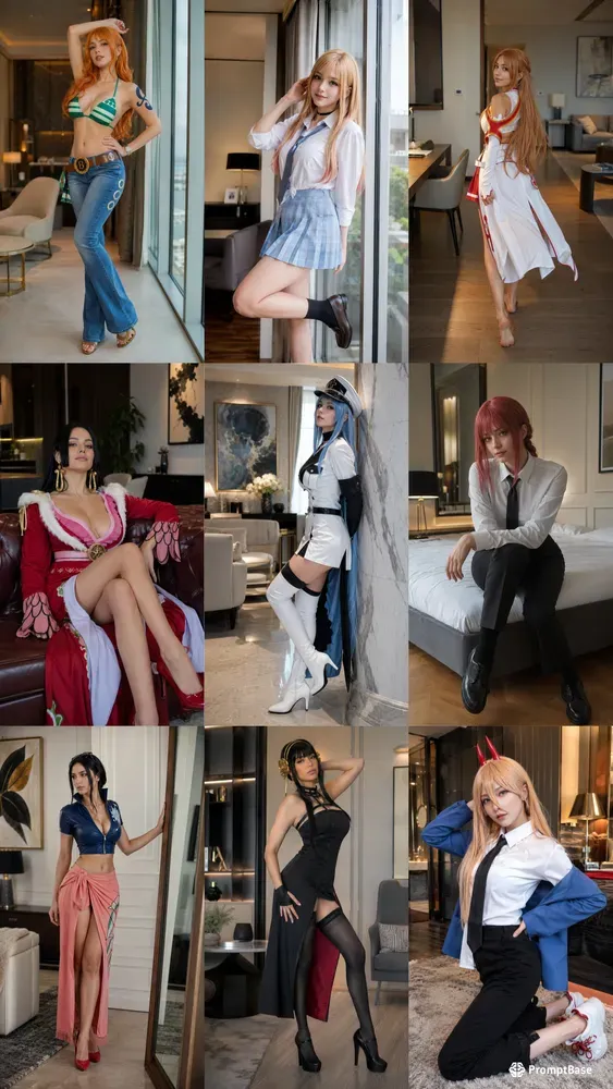 Viral Female Influencer Anime Cosplays