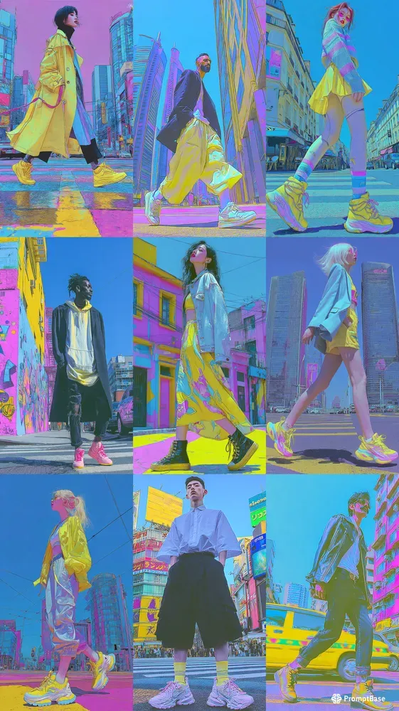Vibrant Cinematic Street Style Photography